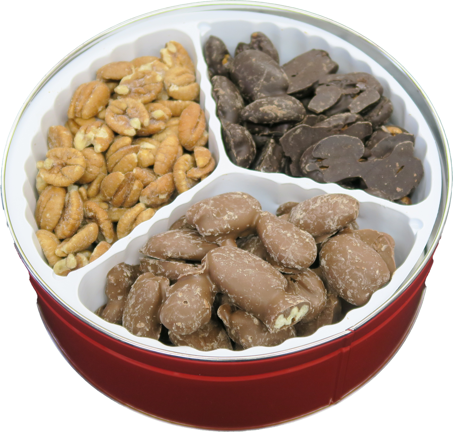 Small Holiday Tin - Milk-, Dark- and Roasted with Salt