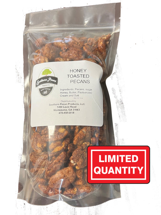 Honey Roasted Pecans - 12 oz